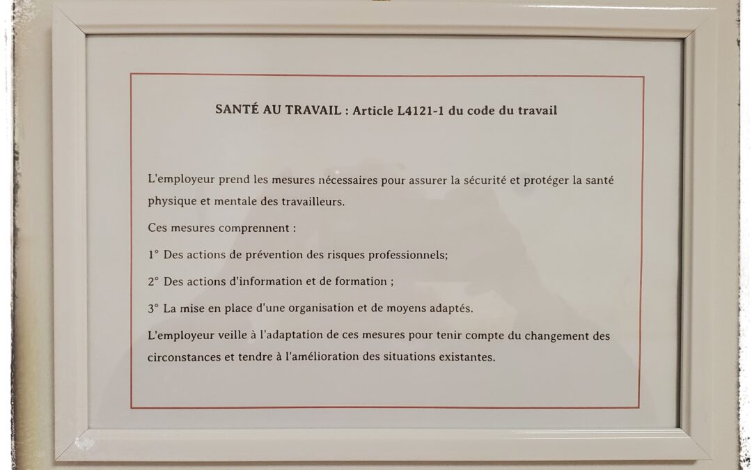L’article L. 4121-1 du Code du travail : Ce texte qui pourrait sauver vos équipes (si on daignait enfin l’écouter)